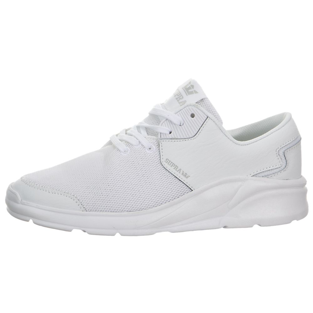 Chaussures Running Supra Noiz Blanche White/White Femme | FPR-39698493